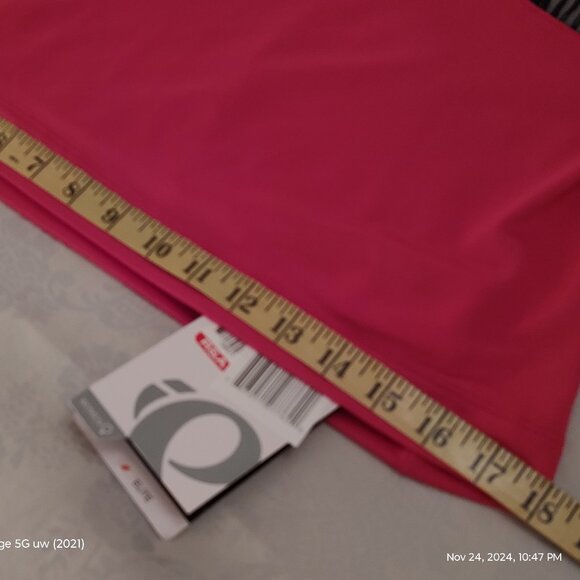 PEARL IZUMI SYMPHONY RACERBACK TANK INNER SHELF BRA 2 BACK POCKETS MAGENTA SZ M - Picture 7 of 10